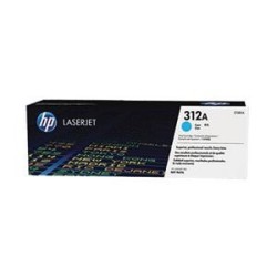 HP 312A Cyan LJ Toner Cart, CF381A (2,700 pages)