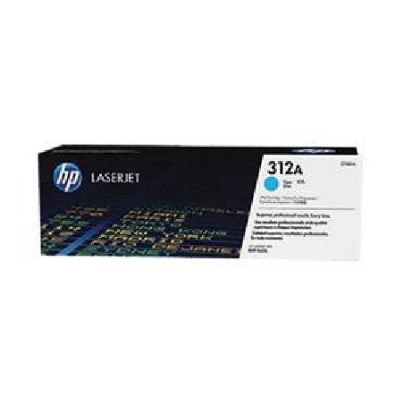 HP 312A Cyan LJ Toner Cart, CF381A (2,700 pages)
