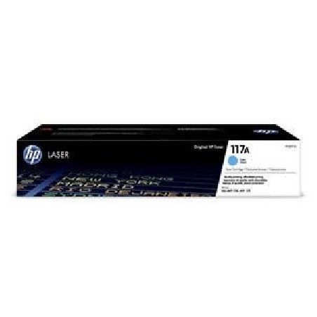 HP 117A Cyan Original Laser Toner Cartridge (700 pages)