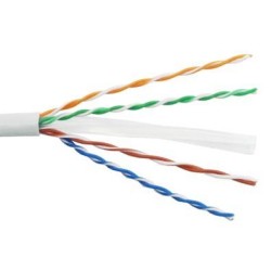 PremiumCord TP Kabel 4x2,lanko UTP Cat6 AWG24/7,čistá měď 1m