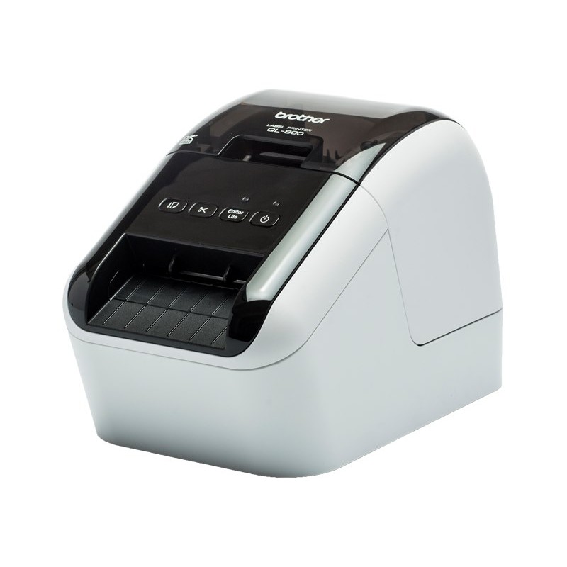 BROTHER tiskárna štítků QL-800 - 62mm, termotisk, USB, Profi. Tiskárna Štítků / po dokoupení DK-22251 tisk červeně /
