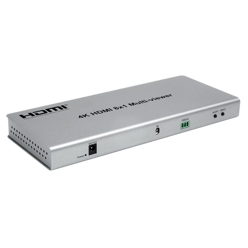 4K HDMI 8x1 Multi-viewer 8 vstupů - 1 monitor, vstup FULL HD 1080p , 10 zobrazovacích módů