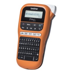 BROTHER tiskárna štítků PT-E110VP - 12mm, pásky TZe - popisovač - pro elektrikáře - s kufrem