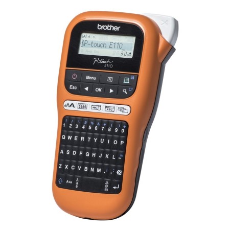 BROTHER tiskárna štítků PT-E110VP - 12mm, pásky TZe - popisovač - pro elektrikáře - s kufrem
