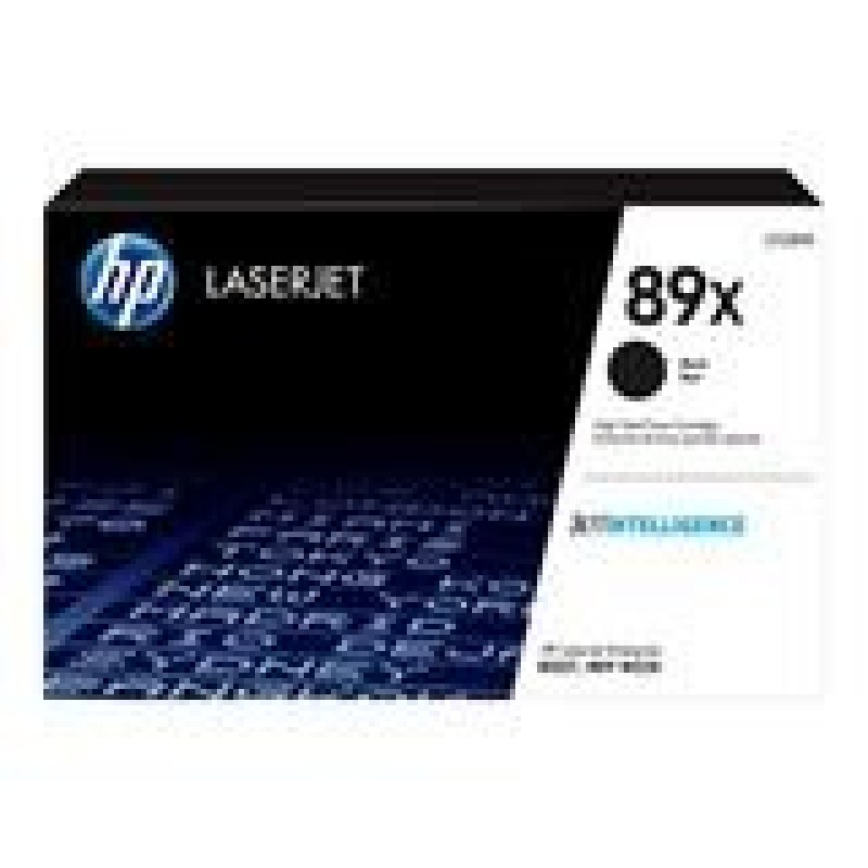 HP 89X Black LaserJet Toner Cartridge (10,000 pages)