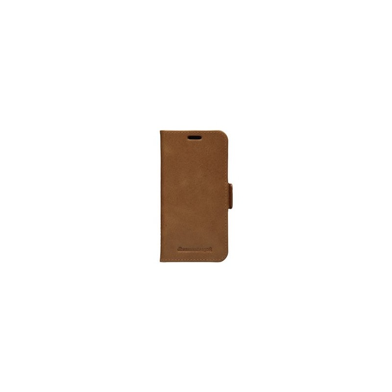 dbramante1928 Copenhagen Slim - Pouzdro s klopou pro mobilní telefon - kůže full-grain - bronz - 5.4" - pro Apple iPhone 12 mini