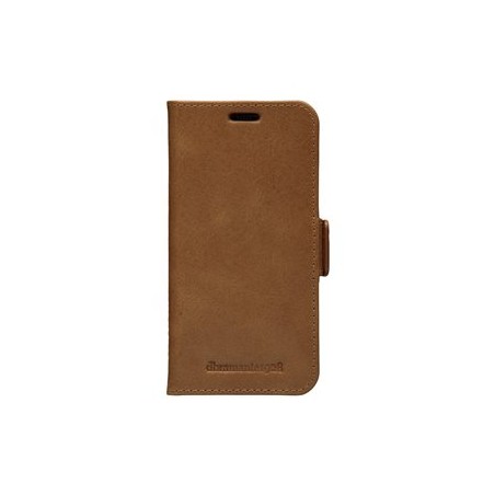 dbramante1928 Copenhagen Slim - Pouzdro s klopou pro mobilní telefon - kůže full-grain - bronz - 5.4" - pro Apple iPhone 12 mini