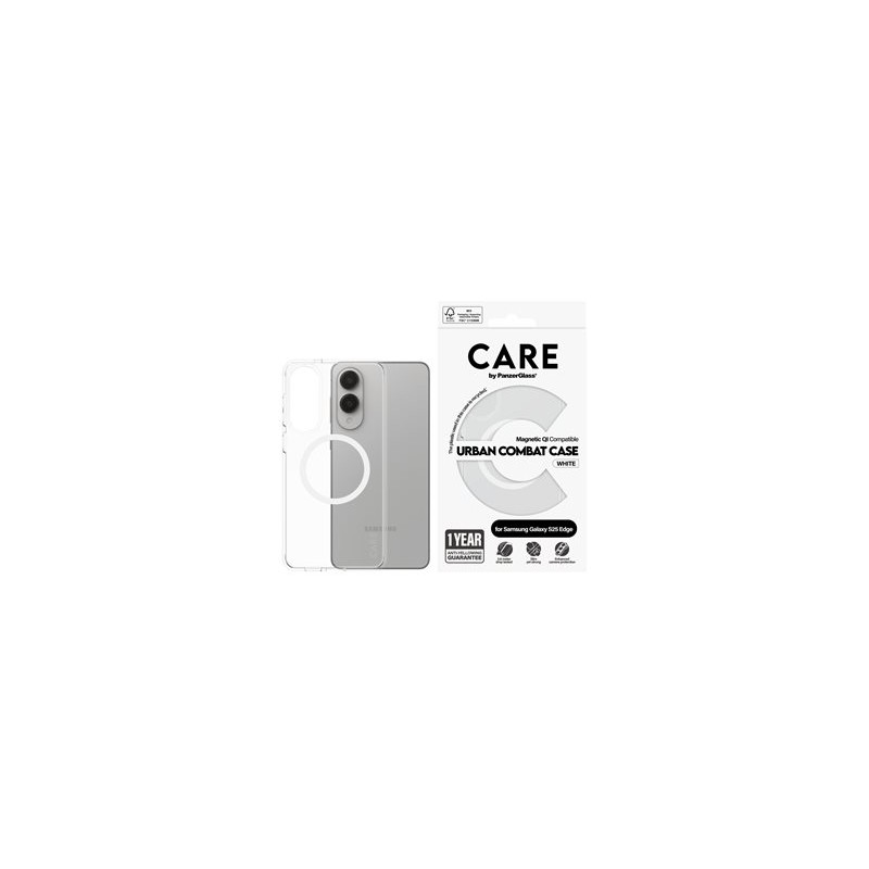 CARE by PanzerGlass - Zadní kryt pro mobilní telefon - vlajková loď - kompatibilita s MagSafe - průhledná - pro Samsung Galaxy