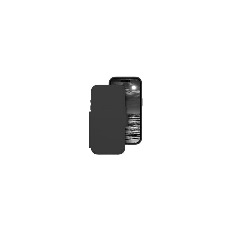 dbramante1928 Lynge - Pouzdro s klopou pro mobilní telefon - kompatibilita s MagSafe - půlnoční - pro Apple iPhone 17 Pro