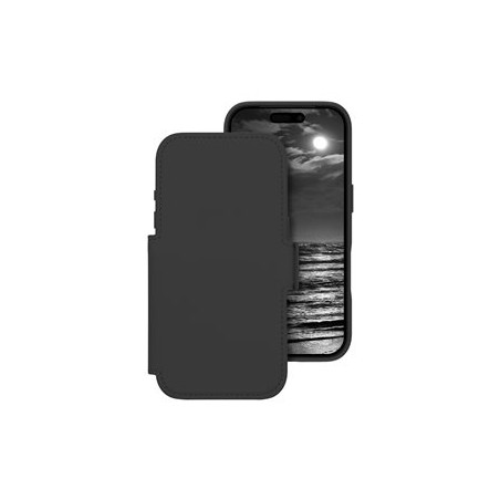 dbramante1928 Lynge - Pouzdro s klopou pro mobilní telefon - kompatibilita s MagSafe - půlnoční - pro Apple iPhone 17 Pro