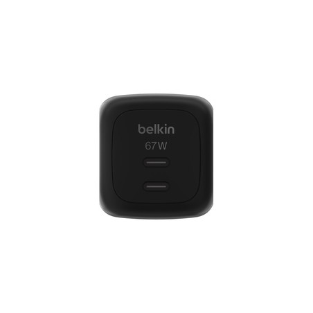 Belkin Boostcharge 67W Dual USB-C LADE/Power Delivery Und PPS Schwarz