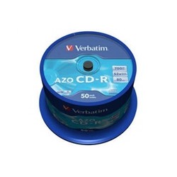 VERBATIM CD-R(50-Pack)Spindle/Crystal/DLP/52x/700MB
