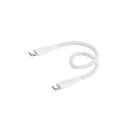 Belkin Boostcharge Geflochtenes USB-C/Braided Cable White 0.15M White