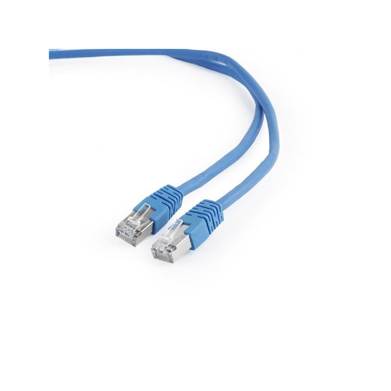 GEMBIRD kabel patchcord CAT6 stíněný FTP 0,5m, modrý