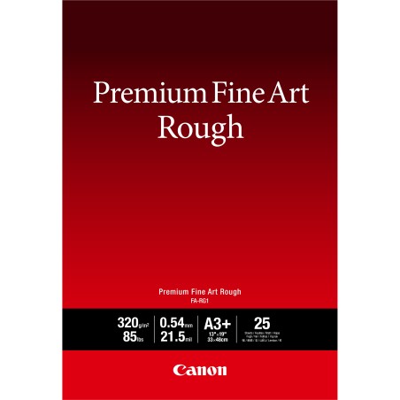 Canon Premium FA-RG1 - Bavlna - drsný - 21,5 milionu - A3 Plus (330 x 480 mm) - 320 g/m? - 25 listy umělecký papír - pro