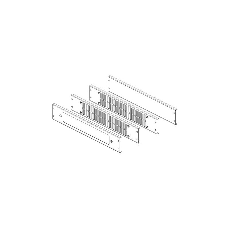 CONTEG Sada panelů s filtrem pro modulární podstavce 80/80, výška 100mm, šedá