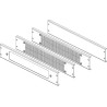 CONTEG Sada panelů s filtrem pro modulární podstavce 80/80, výška 100mm, šedá