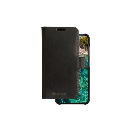 dbramante1928 Lynge - Pouzdro s klopou pro mobilní telefon - pebbled full-grain sustainable leather - černá - pro Samsung