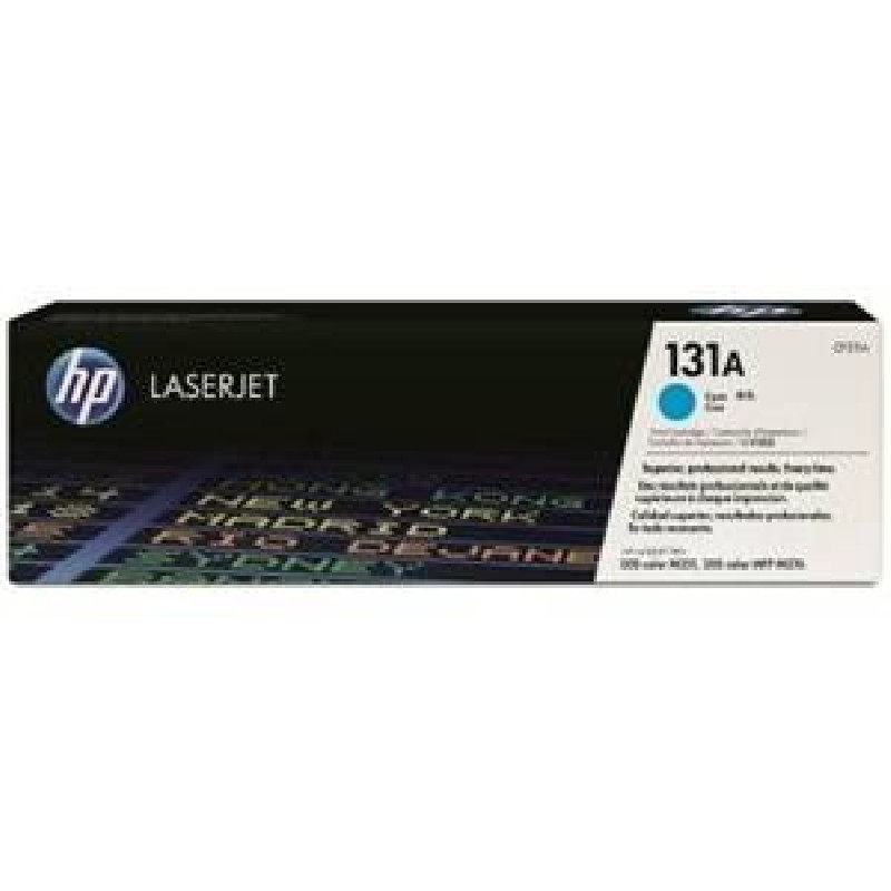 HP 131A Cyan LJ Toner Cart, CF211A (1,800 pages)