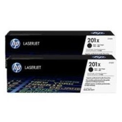 HP originální toner CF400XD, HP 201X, black, 5600 (2x2800)str., dual pack, 2x770g