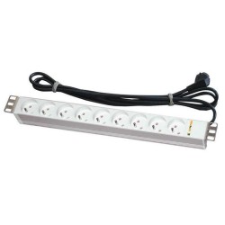 CONTEG Panel napájecí,9x230V,19",1U