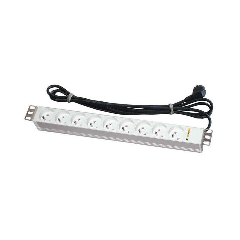 CONTEG Panel napájecí,9x230V,19",1U