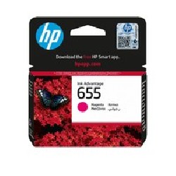 HP 655 Magenta Ink Cart, CZ111AE (600 pages)