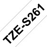 Brother originální páska do tiskárny štítků, Brother, TZE-S261, černý tisk/bílý podklad, laminovaná, 8m, 36mm, extrémně… TZES261