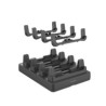 EDA10A quad bay charging base, kit includes: charging base, EU power cord and power adapter