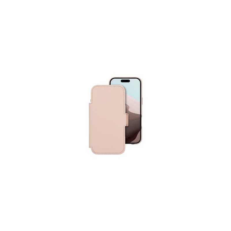 dbramante1928 Lynge - Pouzdro s klopou pro mobilní telefon - kompatibilita s MagSafe - růžová pink sand - pro Apple iPhone Air