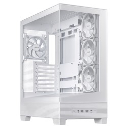 ASUS case A31 PLUS TG ARGB, Mid Tower, Průhledná bočnice, 4x120mm ARGB Fan, ARGB Hub, bílá