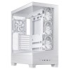 ASUS case A31 PLUS TG ARGB, Mid Tower, Průhledná bočnice, 4x120mm ARGB Fan, ARGB Hub, bílá