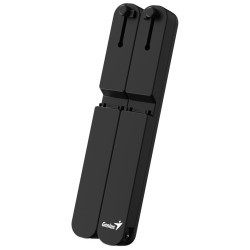 GENIUS G-Stand M200 přenosný stojan na notebook, tablet a telefon, 10-17", 6 pozic, skládací, černý