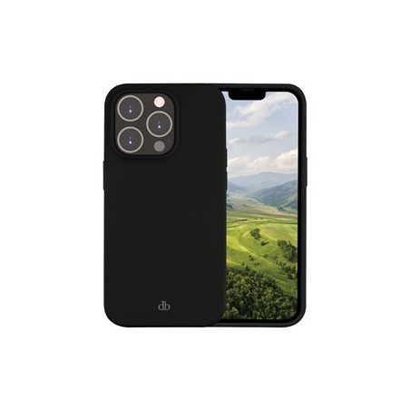 dbramante1928 Costa Rica - Zadní kryt pro mobilní telefon - silikon - noční čerň - pro Apple iPhone 14 Pro Max