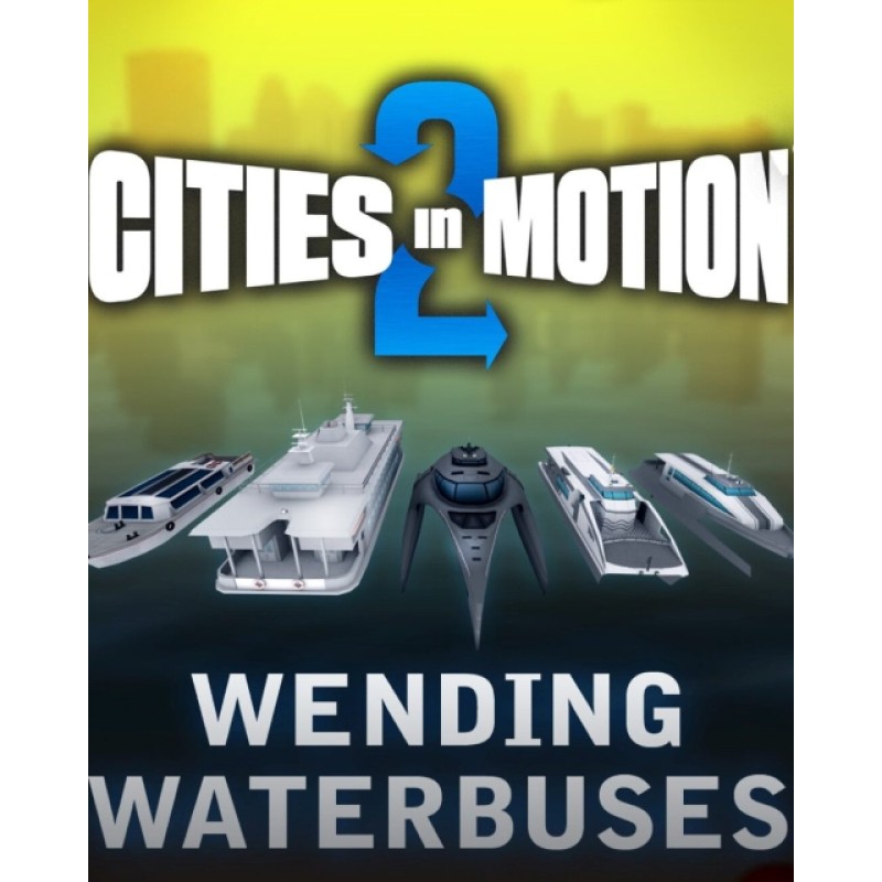 Cities in Motion 2 Wending Waterbuses – herní rozšíření pro PC (elektronická licence)