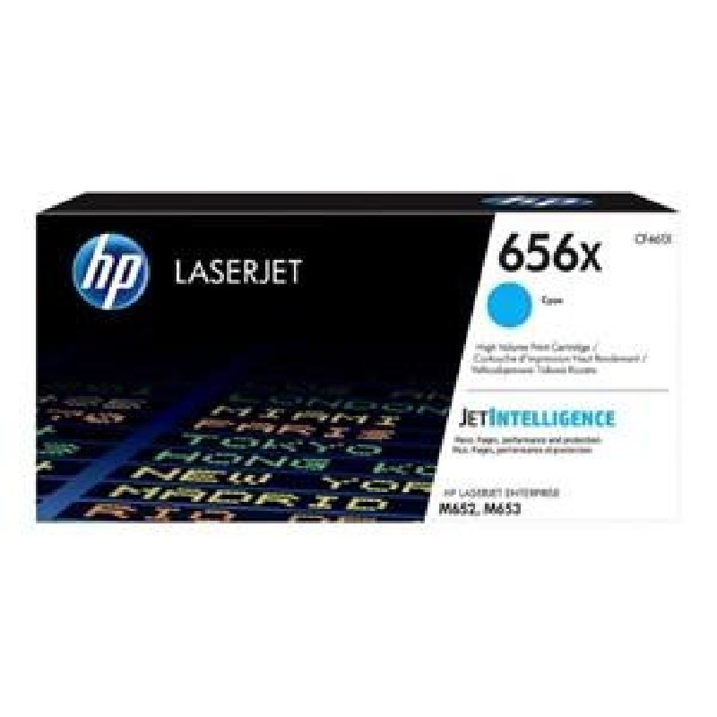 HP originální toner CF461X, HP 656X, cyan, 22000str., high capacity
