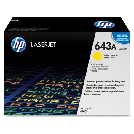 HP Toner Cartridge 643A Yellow/.