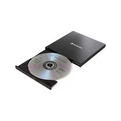 VERBATIM externí mechanika Ultra HD 4K Blu-ray External Slimline Writer (USB 3.1, USB-C) + zdarma 25GB médium +NERO