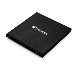 VERBATIM externí mechanika Ultra HD 4K Blu-ray External Slimline Writer (USB 3.1, USB-C) + zdarma 25GB médium +NERO