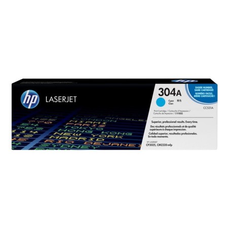 HP tisková kazeta azurová, CC531A