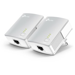 AV600 Powerline Starter Kit KIT: 2× TL-PA4010 SPEED: 600 Mbps Powerline SPEC: Qualcomm CPU, 1× 10/100 Mbps Ports, Wall P
