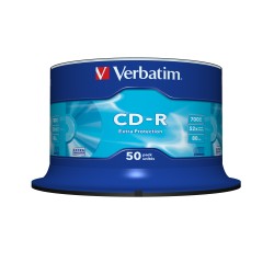 VERBATIM CD-R(50-Pack)Spindle/Extra Protection/DL/52x/700MB