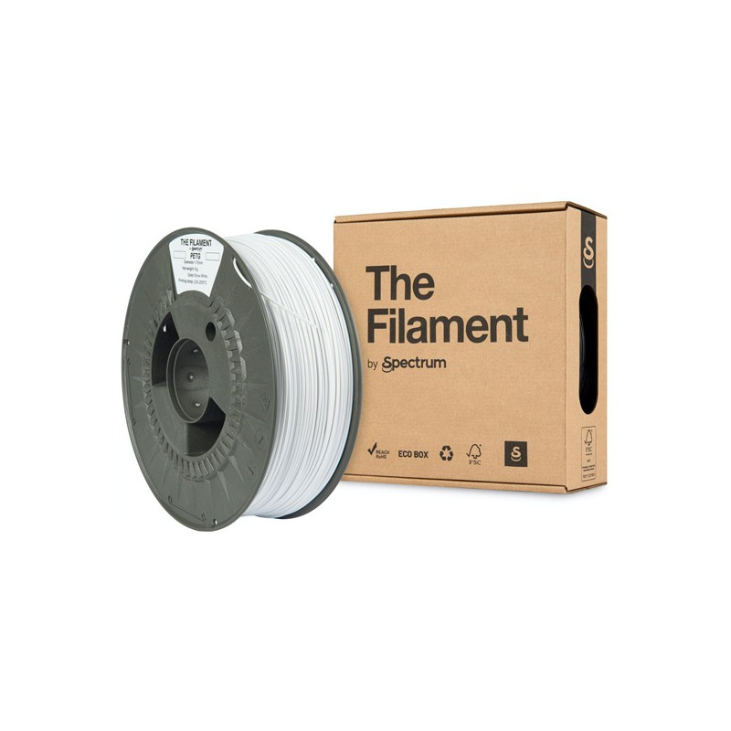 Spectrum The Filament PETG 1.75mm Snow White 1kg