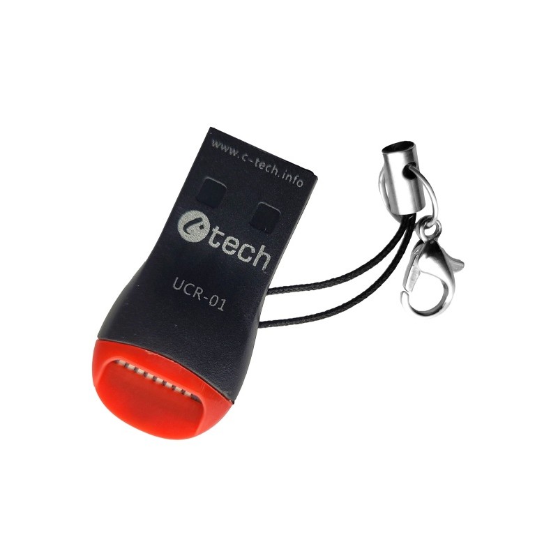C-TECH čtečka karet UCR-01, USB 2.0 TYPE A, micro SD