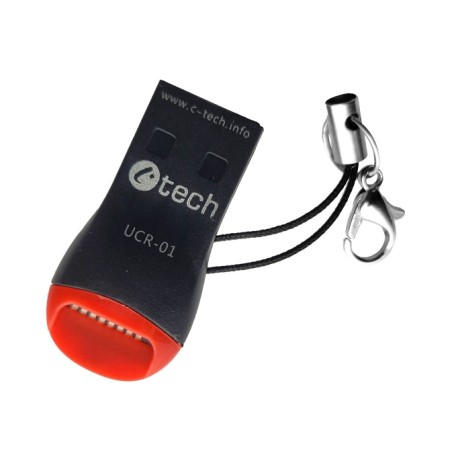 C-TECH čtečka karet UCR-01, USB 2.0 TYPE A, micro SD