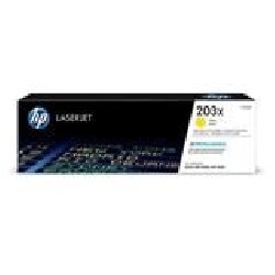 HP 203X High Yield Yellow Original LaserJet Toner Cartridge (2,500 pages)