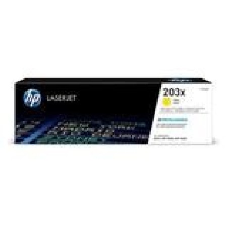 HP 203X High Yield Yellow Original LaserJet Toner Cartridge (2,500 pages)