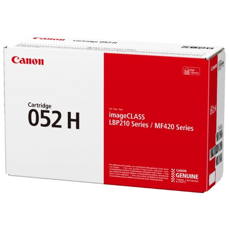 Canon originální toner 052 H BK, 2200C002, black, 9200str., high capacity