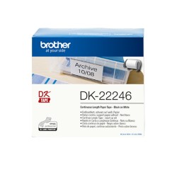 BROTHER DK-22246 Originální páska Brother - černá na bílé, šířka 103 mm