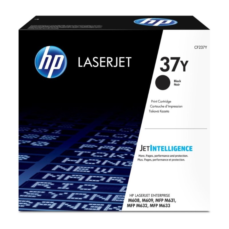 HP 37Y Extra High Yield Black Original LaserJet Toner Cartridge (CF237Y) (41,000 pages)